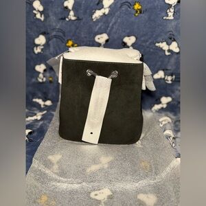 Coach Black Suede Rowan Bucket